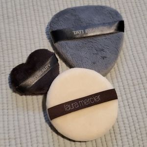 Laura Mercier & Tati Beauty face poufs